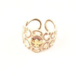 Bee Filagree Adornment Ring - Vanilla Cream